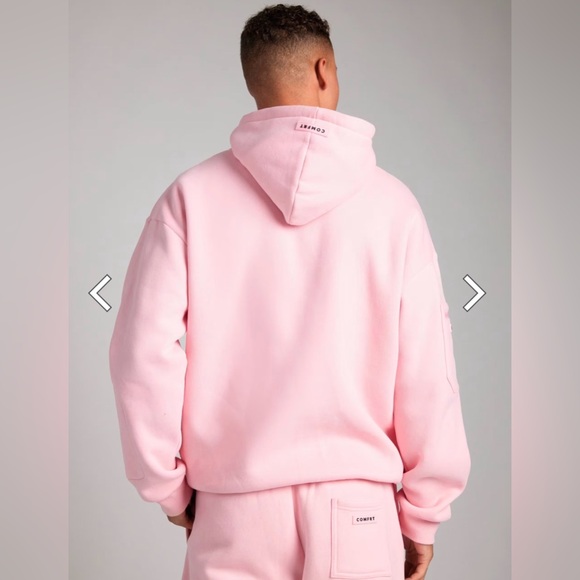 Comfrt Petal Pink Airplane Mode Hoodie and Joggers - Picture 7 of 10